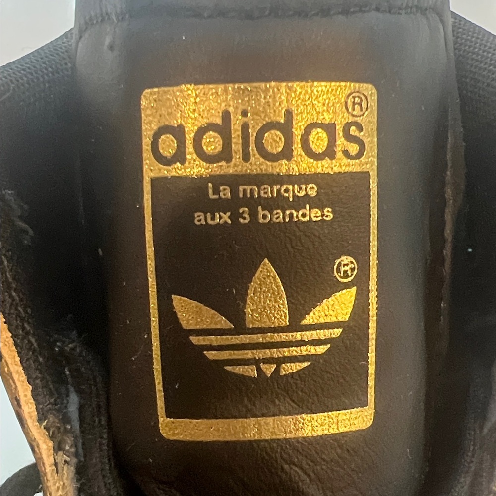 Adidas Women's Black and Gold High-Top Sneakers - Picture 8 of 10